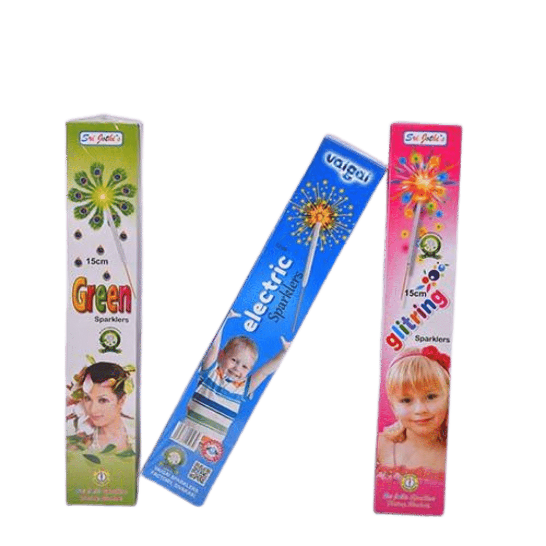  10 Cm Red Sparklers 10 செ.மீ சிகப்பு கம்பி