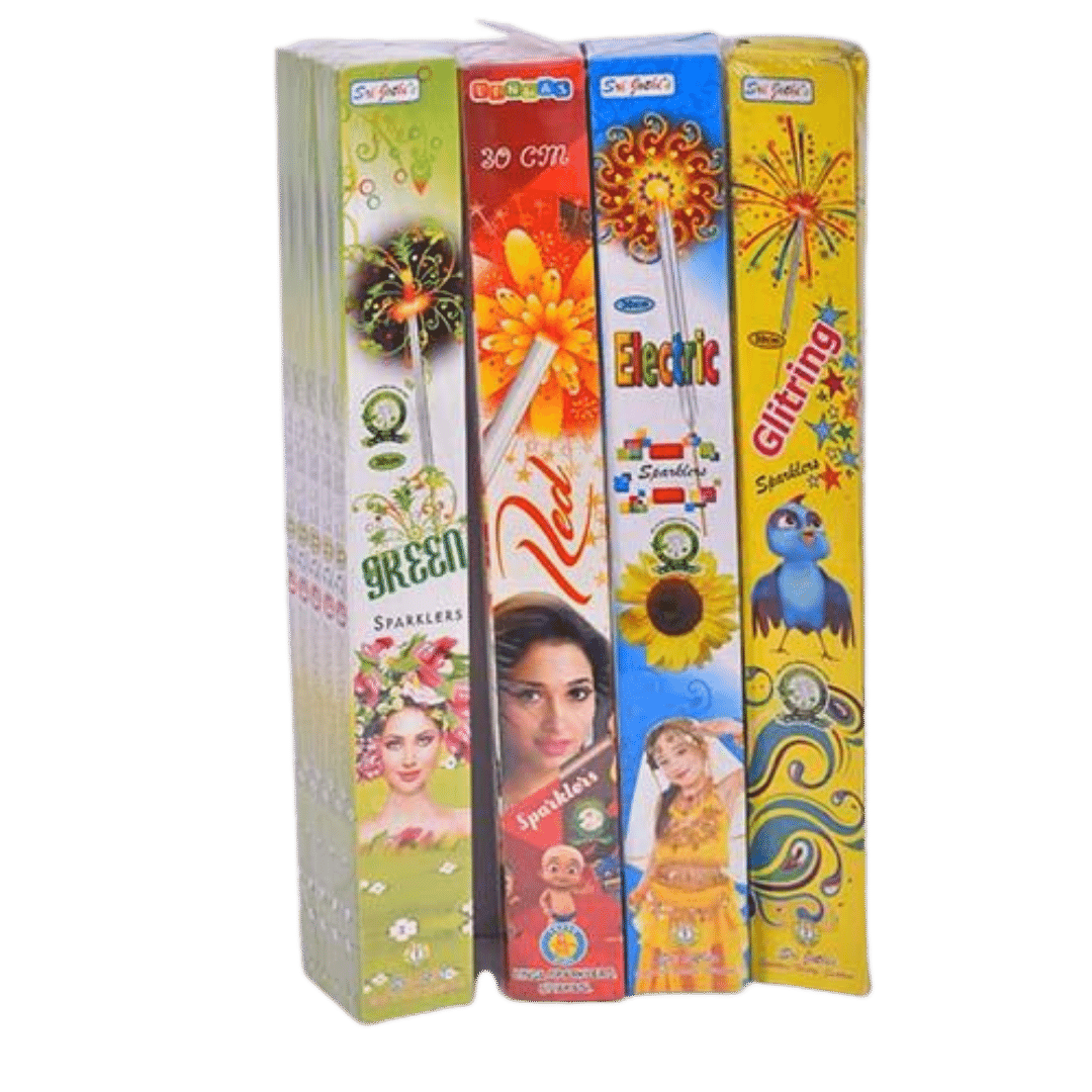 30 Cm Silver Sparklers  30 செ.மீ சில்வர் கம்பி