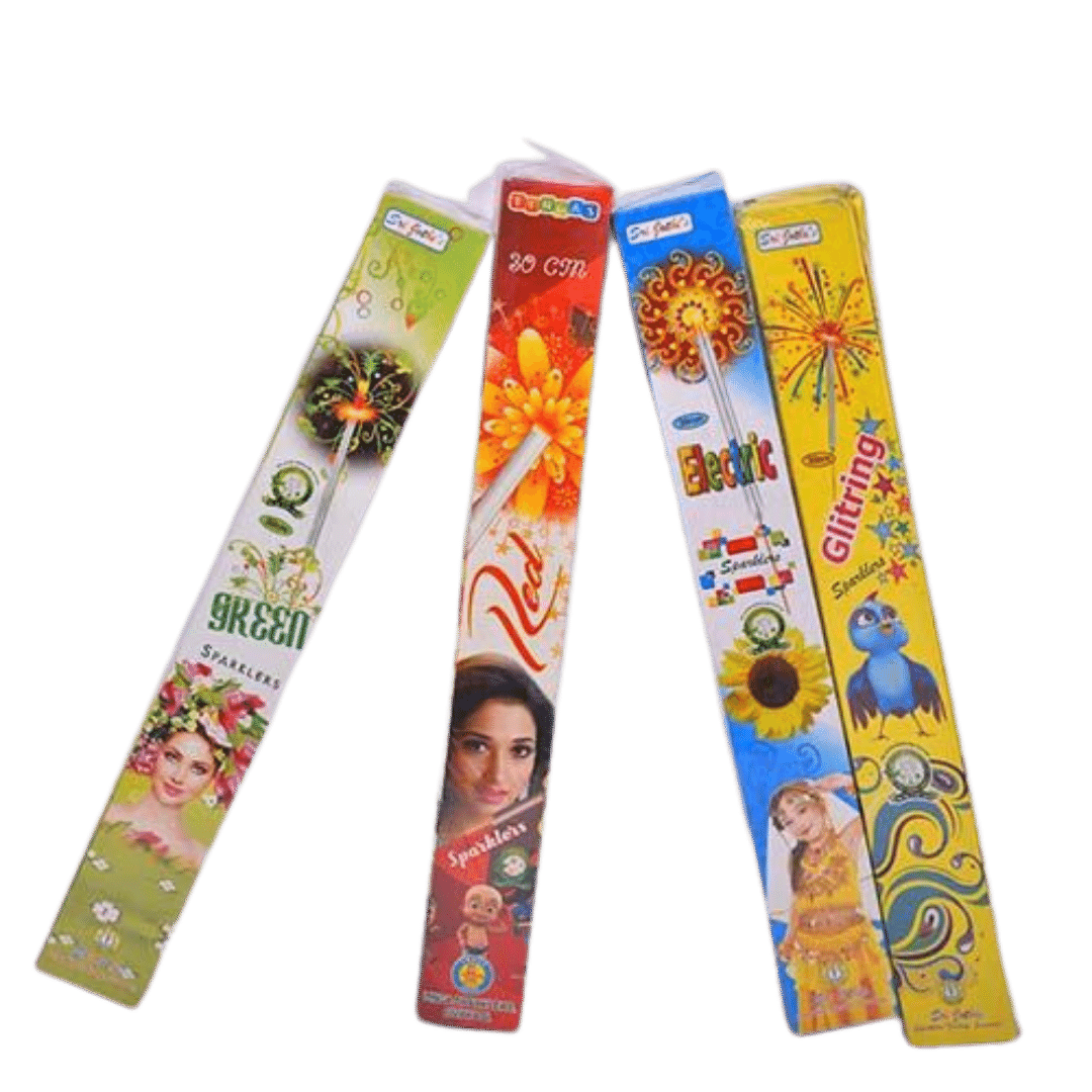 10 Cm Colour Sparklers  10 செ.மீ கலர் கம்பி